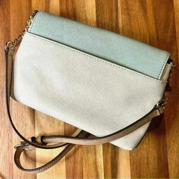 Calvin Klein | Two Tone Purse Wallet / Clutch with Long Crossbody Strap - Picture 5 of 6